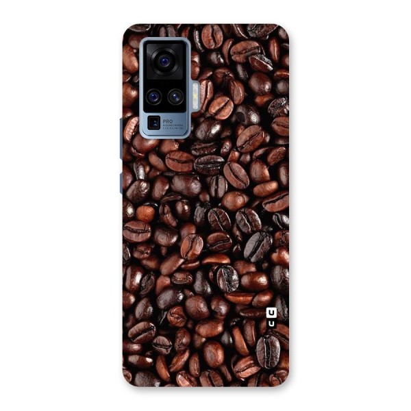 Coffee Beans Texture Back Case for Vivo X50 Pro