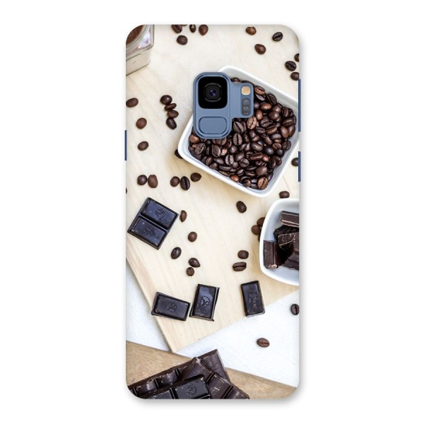 Coffee Beans and Chocolate Back Case for Galaxy S9