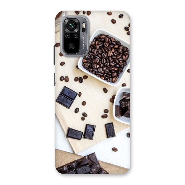 Coffee Beans and Chocolate Back Case for Redmi Note 10