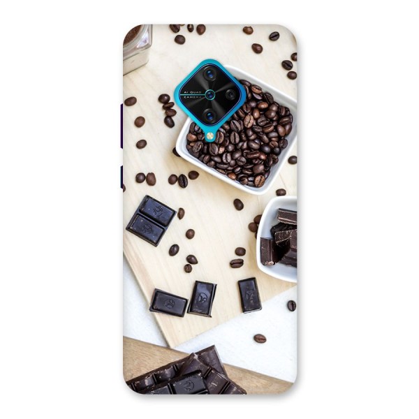 Coffee Beans and Chocolate Back Case for Vivo S1 Pro