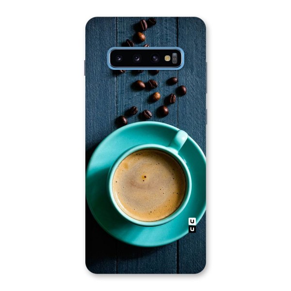 Coffee Beans and Cup Back Case for Galaxy S10 Plus