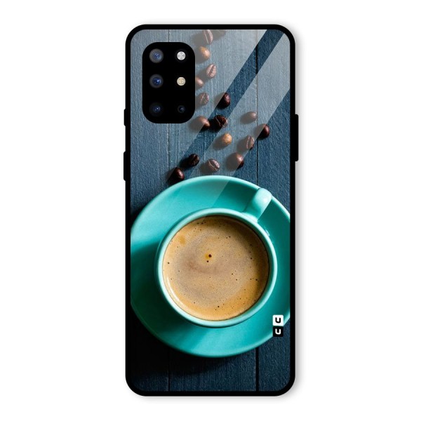 Coffee Beans and Cup Glass Back Case for OnePlus 8T