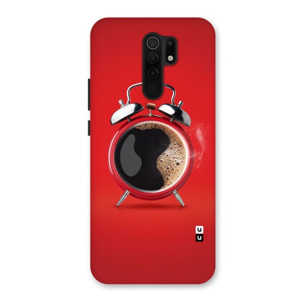 Coffee Clock Back Case for Redmi 9 Prime