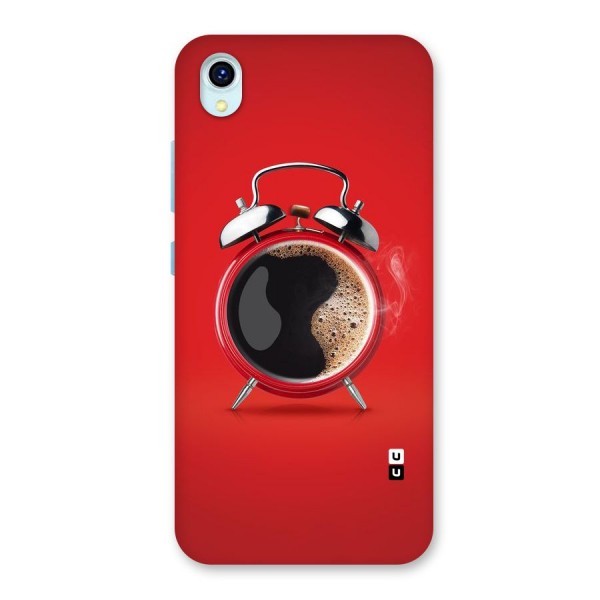 Coffee Clock Back Case for Vivo Y1s