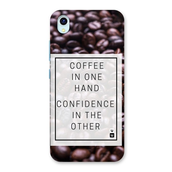 Coffee Confidence Quote Back Case for Vivo Y1s