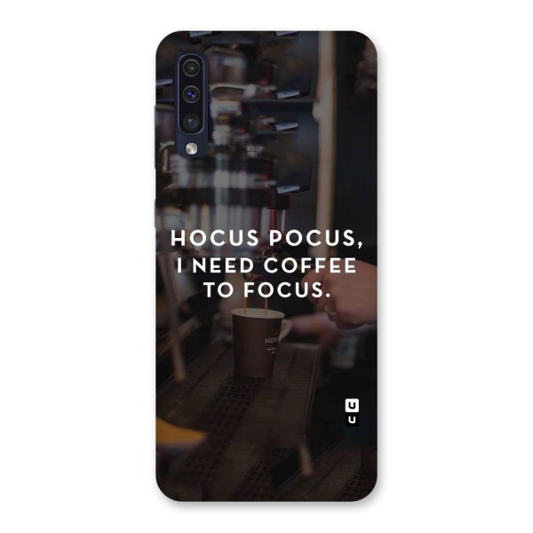 Coffee Focus Back Case for Galaxy A50