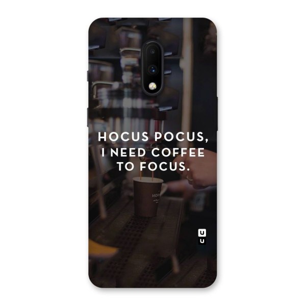 Coffee Focus Back Case for OnePlus 7