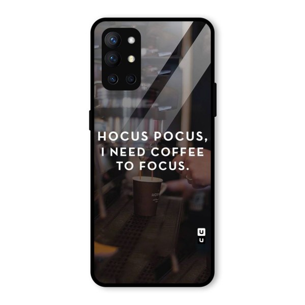 Coffee Focus Glass Back Case for OnePlus 9R