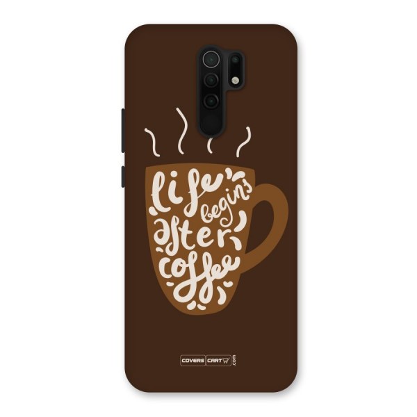 Coffee Mug Back Case for Redmi 9 Prime