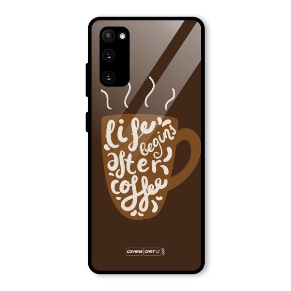 Coffee Mug Glass Back Case for Galaxy S20 FE 5G