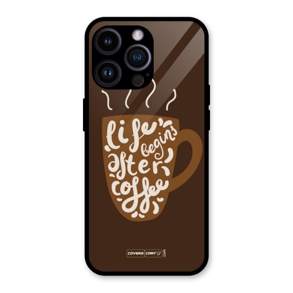 Coffee Mug Glass Back Case for iPhone 14 Pro Max