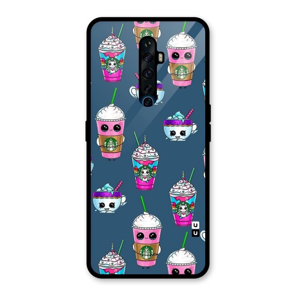 Coffee Mugs Glass Back Case for Oppo Reno2 Z