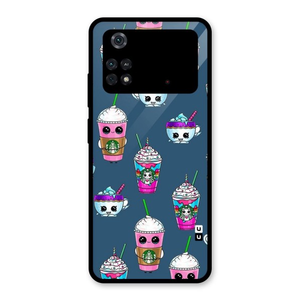 Coffee Mugs Glass Back Case for Poco M4 Pro 4G