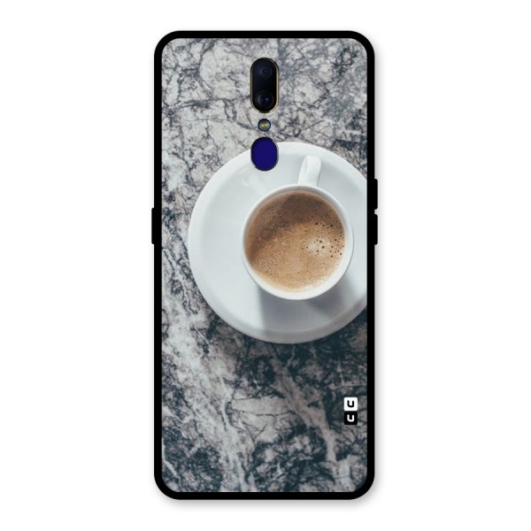 Coffee On Marble Glass Back Case for Oppo F11