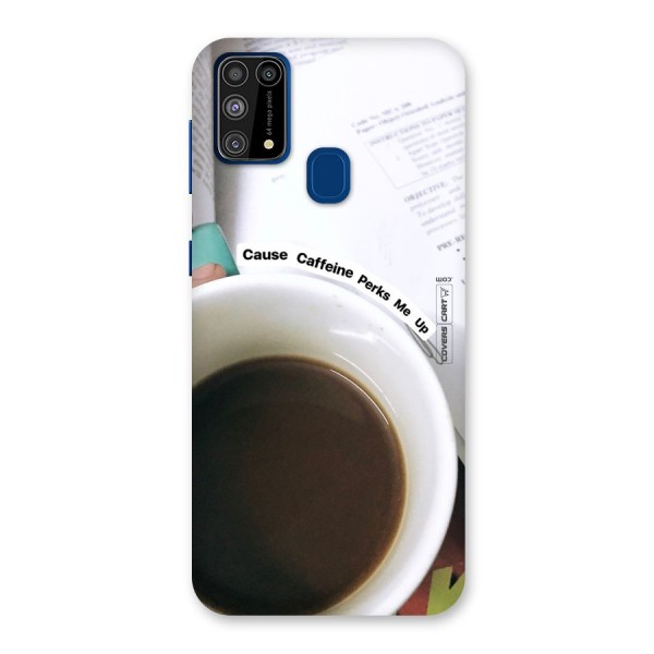 Coffee Perks Back Case for Galaxy M31