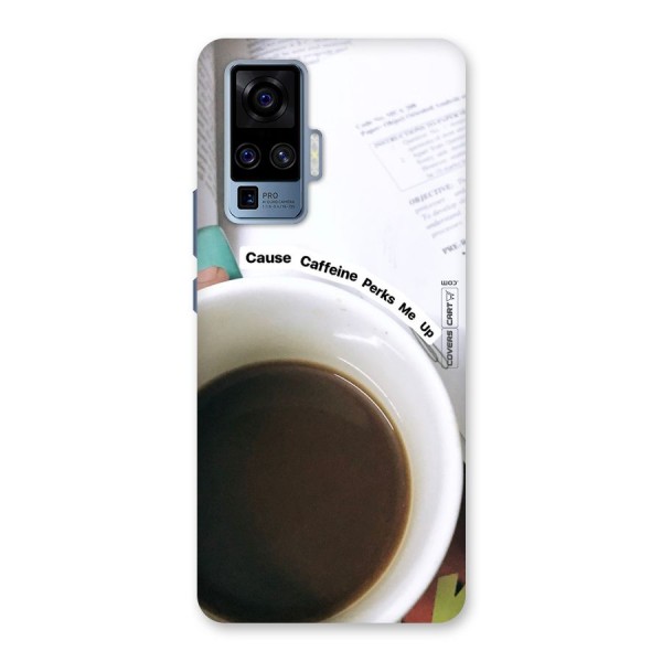 Coffee Perks Back Case for Vivo X50 Pro