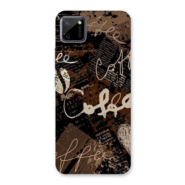 Coffee Scribbles Back Case for Realme C11