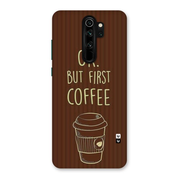 Coffee Stripes Back Case for Redmi Note 8 Pro