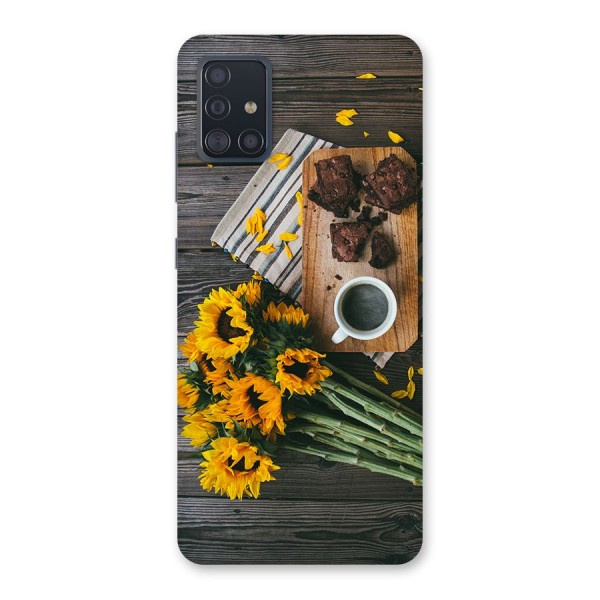 Coffee and Flowers Back Case for Galaxy A51