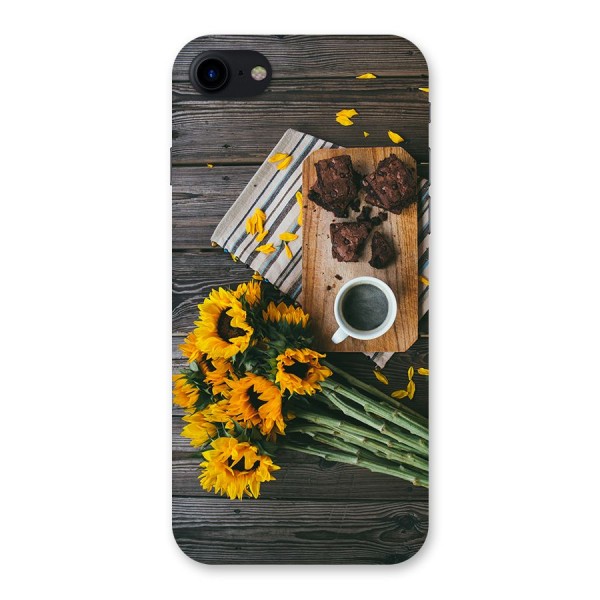 Coffee and Flowers Back Case for iPhone SE 2020