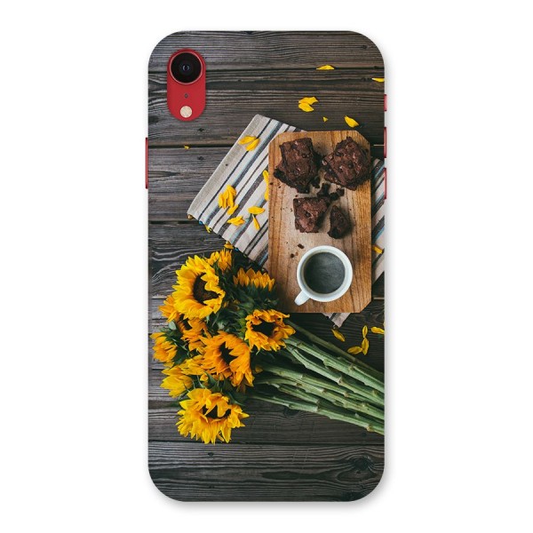 Coffee and Flowers Back Case for iPhone XR