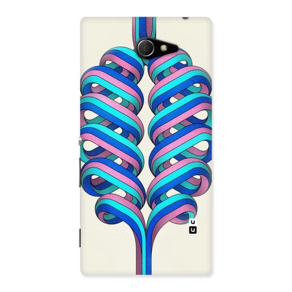 Coil Abstract Pattern Back Case for Sony Xperia M2