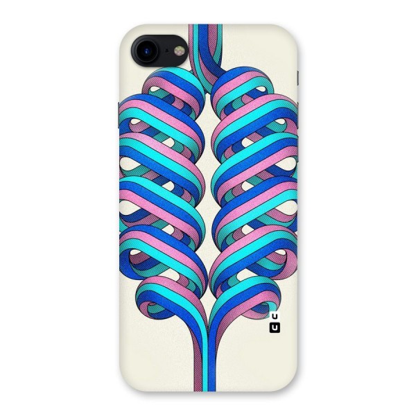 Coil Abstract Pattern Back Case for iPhone SE 2020