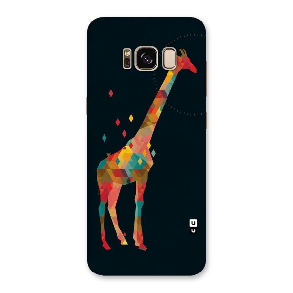 Colored Giraffe Back Case for Galaxy S8
