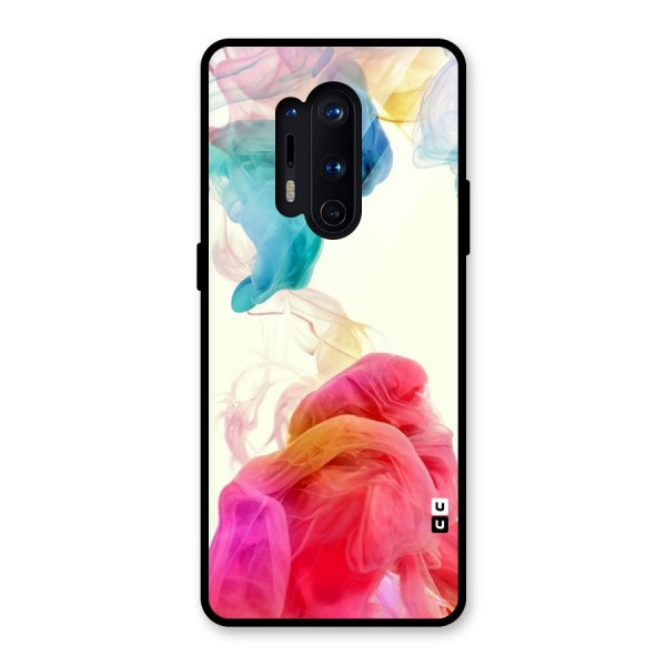 Colorful Splash Glass Back Case for OnePlus 8 Pro