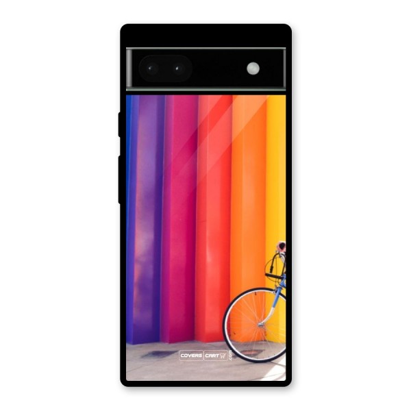 Colorful Walls Glass Back Case for Google Pixel 6a