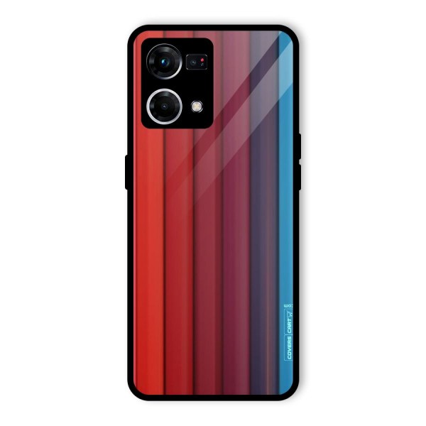 Colour Palette Glass Back Case for Oppo F21s Pro 4G