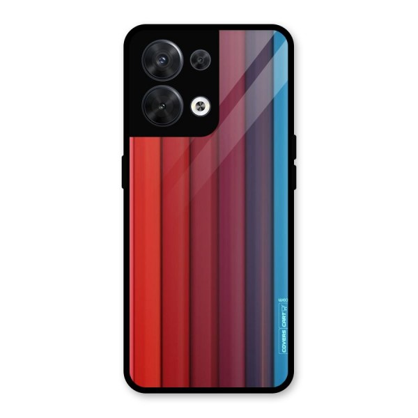 Colour Palette Glass Back Case for Oppo Reno8 5G