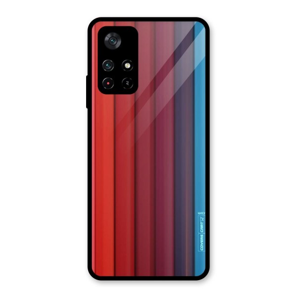 Colour Palette Glass Back Case for Poco M4 Pro 5G