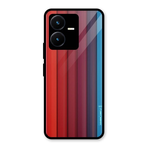 Colour Palette Glass Back Case for Vivo Y22