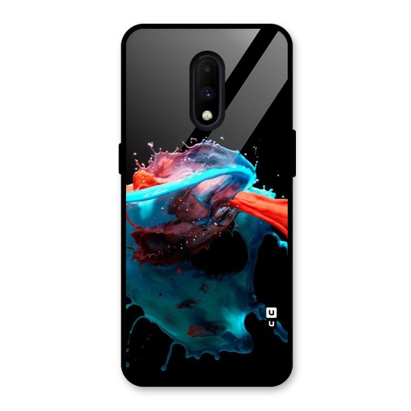 Colour War Glass Back Case for OnePlus 7