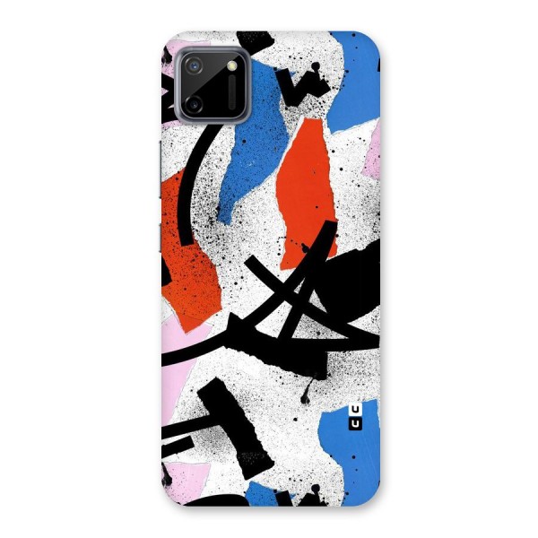 Coloured Abstract Art Back Case for Realme C11