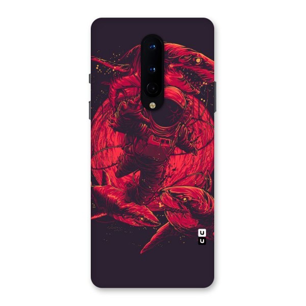 Coloured Spaceman Back Case for OnePlus 8