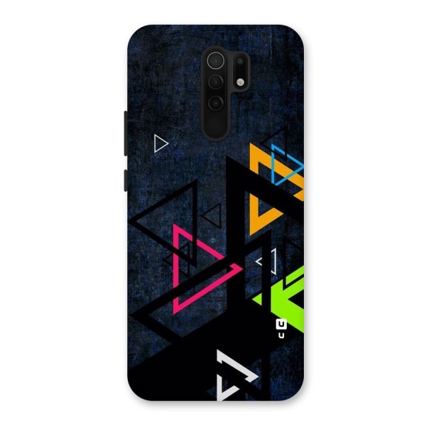 Coloured Triangles Back Case for Poco M2