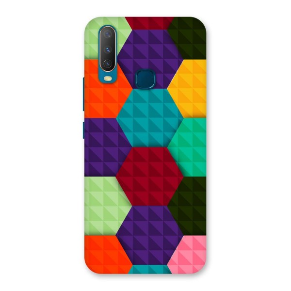 Colourful Abstract Back Case for Vivo Y12