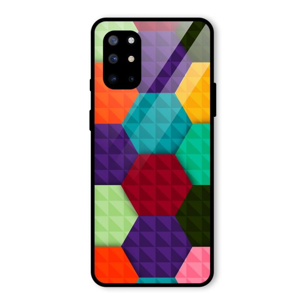 Colourful Abstract Glass Back Case for OnePlus 8T