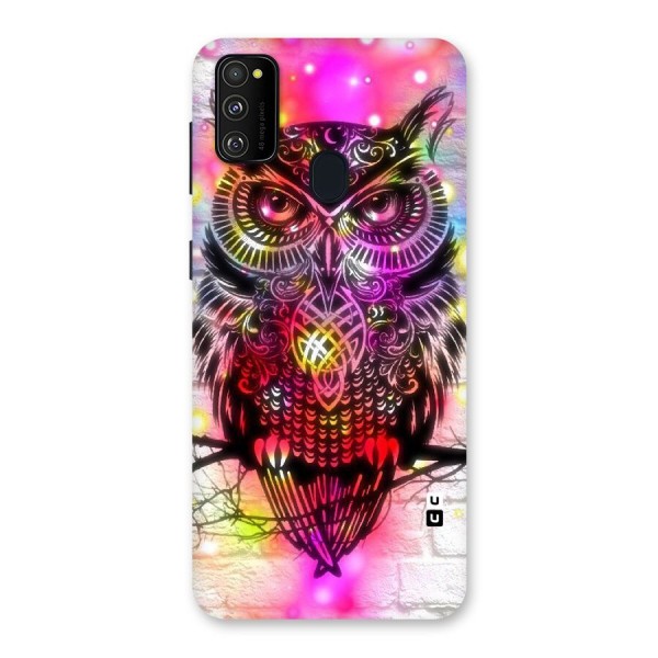 Colourful Owl Back Case for Galaxy M21