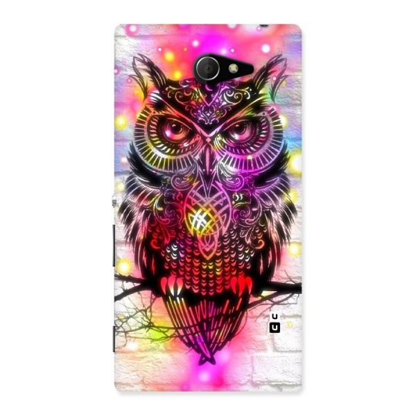 Colourful Owl Back Case for Sony Xperia M2