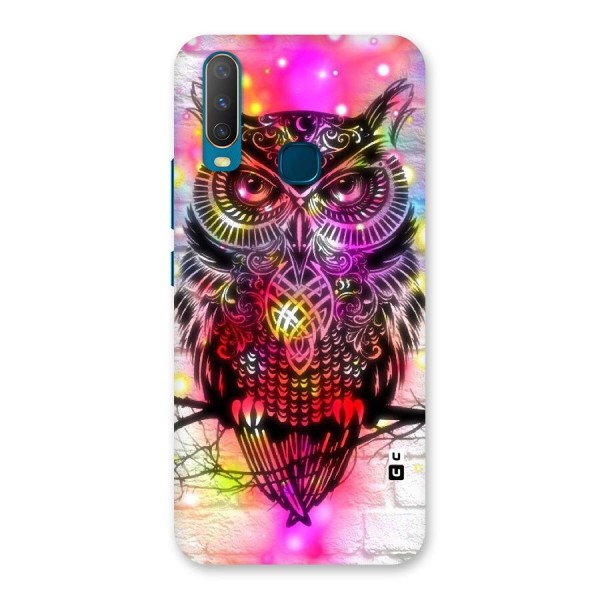 Colourful Owl Back Case for Vivo Y12