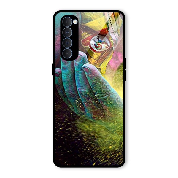 Colours Glass Back Case for Oppo Reno4 Pro