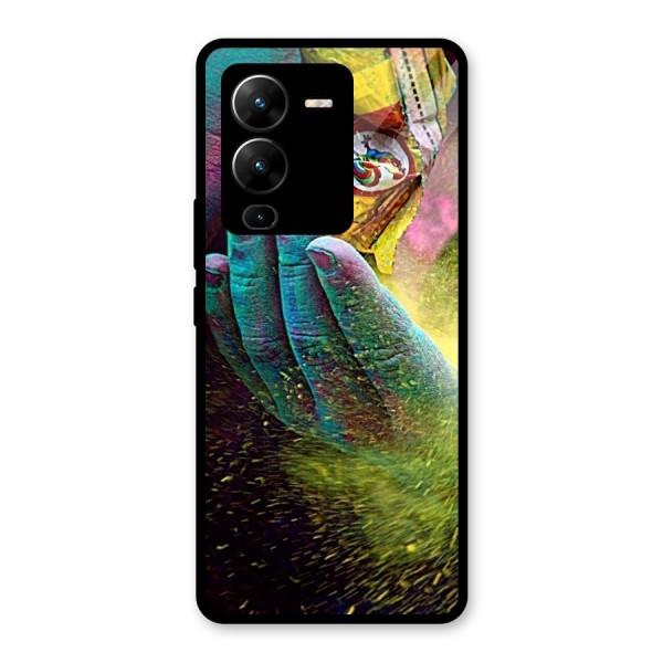 Colours Glass Back Case for Vivo V25 Pro