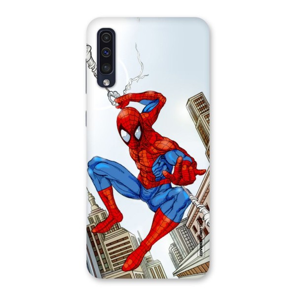 Comic Spider Man Back Case for Galaxy A50