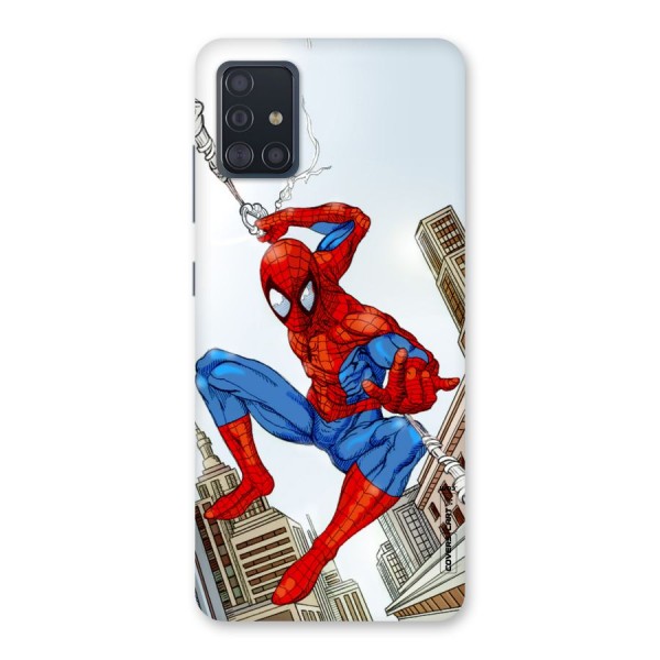 Comic Spider Man Back Case for Galaxy A51