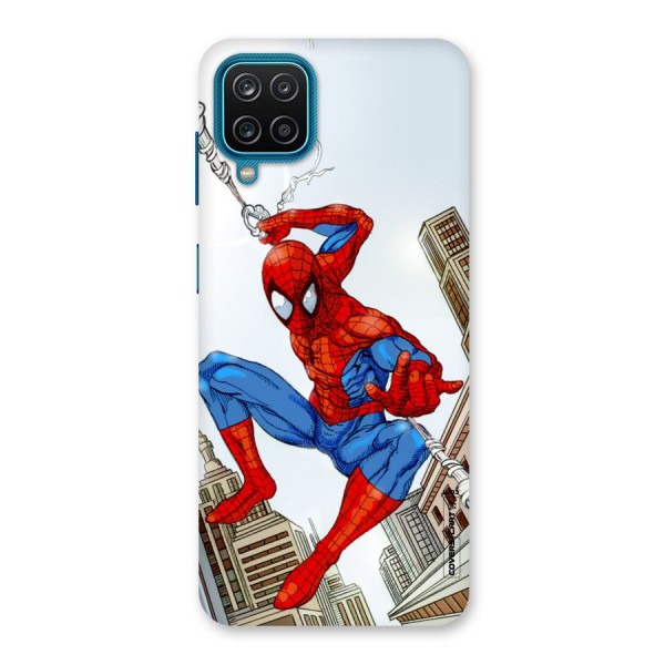 Comic Spider Man Back Case for Galaxy F12