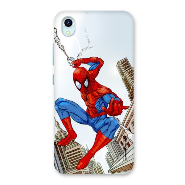 Comic Spider Man Back Case for Vivo Y1s