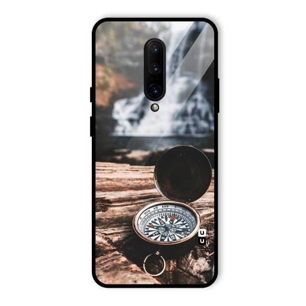 Compass Travel Glass Back Case for OnePlus 7 Pro